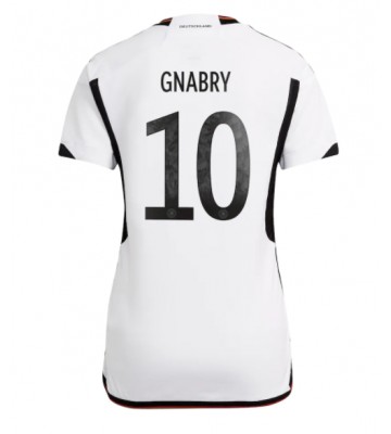 Maillot de foot Allemagne Serge Gnabry #10 Domicile Femmes Monde 2022 Manches Courte